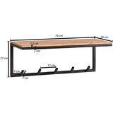 MID.YOU Stenski Obešalnik Wl6.354 | Shoptok.si