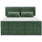 MID.YOU POSTELJA BOXSPRING 180 cm x 200 cm , tekstil, leseni material olivno zelena | Shoptok.si