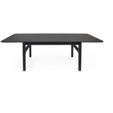Raztegljiva jedilna miza z dodatno ploščo v hrastovem dekorju 90x180 cm Curved –