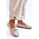 Boto marka niezdefiniowana Women's Classic Suede Loafers Beige Corinell | Shoptok.si
