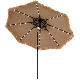 Costway Vrtni dežnik v havajskem slogu 313 cm Parasol z LED osvetlitvijo, (5000234341) Cene