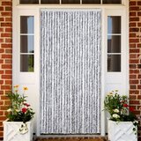  Zastor protiv insekata sivo-bijeli 100 x 220 cm šenil | shoptok.hr