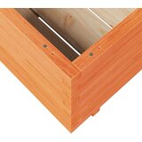  Vrtno cvetlično korito voščeno 50x50x49,5 cm trdna borovina | Shoptok.si