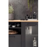 MID.YOU Spodnja Omarica Malte, Črna, Barva Hrasta | Shoptok.si