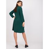 ex moda Dress-EM-SK-604.10P-dark green | Shoptok.si