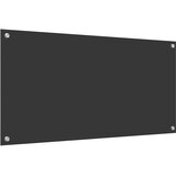  Kuhinjski zid Tamno siva 100 x 50 cm Staklo otporno na udarce | Eponuda.ba