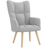  Stolica za opuštanje s tabureom za noge Cloud Grey tkanina | shoptok.hr