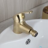 EYN Mat zlata kopalniška armatura za bide (brušeno zlato) | Pipa BBG0953 | Shoptok.si