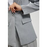Marisse Single-Breasted Jacket With Delicate Gray Stripes | Eponuda.ba