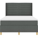 Krevet s opruga kutije s LED trakama Siva 140 x 190 cm tkanina | Eponuda.ba