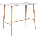 vidaXL Barska miza bela 120x60x96 cm, (20711214) | Shoptok.si