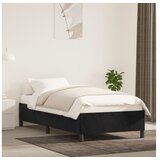  Posteljni okvir črn 100x200 cm žamet | Shoptok.si