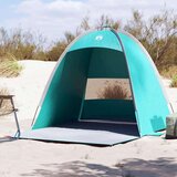 vidaXL Šotor za plažo za 3 osebe morsko zelen vodoodporen | Shoptok.si