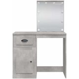  Toaletni stolić s LED svjetlima siva boja betona 90x42x132,5 cm | Eponuda.com