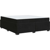  Konstrukcija postelje z vzmetnico Črna 180 x 200 cm Žamet | Shoptok.si