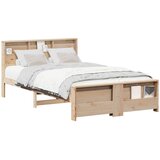  Krevetna konstrukcija Smeđa 140 x 190 cm Konstruirano drvo | shoptok.hr