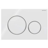 Geberit 115.882.KH.1 Sigma20 Matt Chrome / Gloss Chrome taster za ugradne vodokotliće dvokoličinski okrugli | ePonuda.com