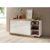 Helvetia OZKA KOMODA SINTRA - HRAST SAMDAL/BELA | Shoptok.si