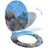  Toaletna sjedala s mekim zatvaranjem Duboko plava 44 x 38 cm | shoptok.hr