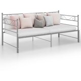  Za krevet na razvlačenje sivi metalni 90 x 200 cm | shoptok.hr