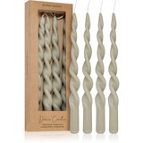 Rivièra Maison Twisted Dinner Candles Green ukrasna svijeća 4x30 cm Cijene
