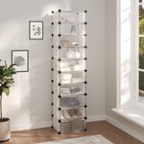  Stalak za cipele prozirni 44 x 32 x 174 cm PP | shoptok.hr