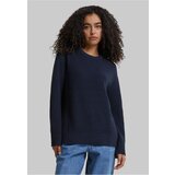 Urban Classics Women's ribbed knitted sweater navy Cene