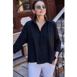 armonika Shirt - Black - Oversize Cene
