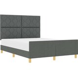 vidaXL Tamno sivi krevet 160x200 cm tkanina | shoptok.hr