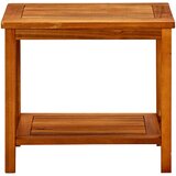 vidaXL Klubska mizica 50x35x45 cm trden akacijev les | Shoptok.si