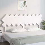  Uzglavlje za krevet Bijela 178x3x80,5 cm od masivne borovine | shoptok.hr