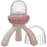 Feeder Teether duda za hranjenje in grizalo Light Pink 4m+ 1 kos