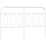 vidaXL Kovinsko vzglavje belo 137 cm | Shoptok.si