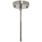 Premier Housewares Metalna viseća svjetiljka u srebrnoj boji sa staklenim sjenilom ø 27 cm Ritz – | shoptok.hr