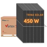 Trina Solar 14kW sončna elektrarna komplet (17kW razsmernik Solaredge +13,5kW sončnih panelov črne barve (30 x Vertex 450W) + 15 x optimizator Solaredge S1000 - Cene