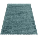 Lesnina-XXXL preproga z visokim florom sydney 3000 hellblau tkano svetlo modra | Shoptok.si