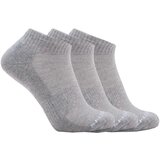Skechers Športne nogavice 3pk Unisex Terry Qtr Crew Siva Cene