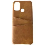 Ovitek za Oppo A53/A32/A33 (2020), preklopna torbica iz PU usnja s prostorom za kartice in funkcijo denarnice, rjava barva, (5000139156)