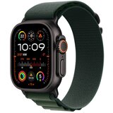Apple Watch Ultra 2 GPS + Cellular 49mm Black TC, Dark Green Alpine Loop - Small, (MX4Q3CSA) | shoptok.hr