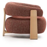 Kave Home Fotelja od šenila boja terakote Granite – | shoptok.hr