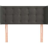 Vzglavje z ušesi temno sivo 103x16x78/88 cm žamet, (20792830) | Shoptok.si