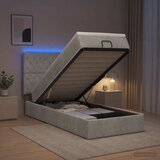  od pjene s madracem i LED-om Svjetlosiva 80 x 200 cm | shoptok.hr