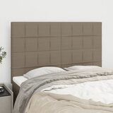 The Living Store Posteljno vzglavje 4 kosa taupe 72x5x78/88 cm blago - Vzglavje, (21660453) | Shoptok.si