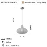 Opviq tormes - 03-P01-WD antique lacquer chandelier | ePonuda.com