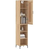  Visoka komoda hrasta sonome 34 5x34x180cm od konstruiranog drva | shoptok.hr