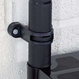 Police za pohranu s 4 razine crne 122 x 30 5 x 130 cm plastične | shoptok.hr
