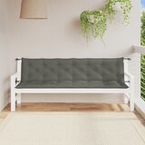  Jastuci za vrtnu klupu 2 kom tamnosivi 200x50x7 cm tkanine | Eponuda.com