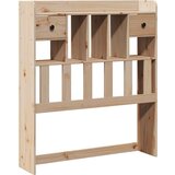 vidaXL Knjižna postelja brez vzmetnice 100x200 cm trdna borovina | Shoptok.si
