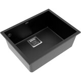 GL granitna sudopera bari 1K crna 560x440x220MM | ePonuda.com