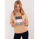 Calimera Blouse-CLM-BZ-1270.39P-camel | Shoptok.si